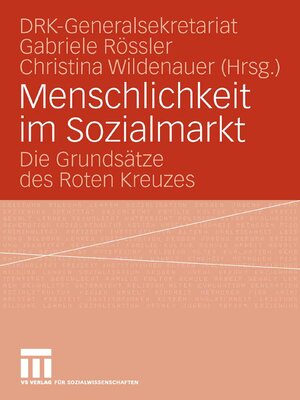cover image of Menschlichkeit im Sozialmarkt
